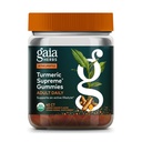 Gaia Herbs Turmeric Nejvyšší Dospělí Denní Žvýkačky-Denní Otok Podpora pro zdravé, aktivní život-USDA Certified Organic Blend of Turmeric a Supportugal Herbs-40 Gummies (20- Day Supply)