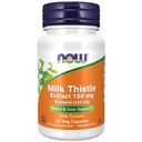 Doplňky stravy, Silymarin Mléko Thistle Extract 150 mg s kurkumou, podporuje funkci jater *, 60 Veg Kapsle