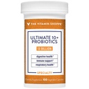 Vitamin Shoppe Ultimate 10 + Probiotika, 13 miliard CFU pro stravitelné zdraví, imunitní podporu a respirační zdraví (100 Zeleninové kapsle)