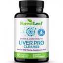 Detox a opravy jater - Mastné opravy jater Detox Complex Dodatek w / Cholin, Zinek, Mléko Thistle, Kořen pampelišky, Kurkuma, Burdock, Artyčok - Játra Supplement 124; 60 Caps