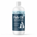 Fera Domácí ryby olej - Omega 3 pro psy a kočky na podporu spony, srdce, kůže a zdraví - Non GMO s vitamínem E - 16 oz
