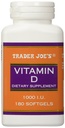 Obchodní Joe 's Vitamin D-3 1000iu, 180softgels