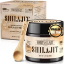 Geloo Shilajit Pure Himalayan Organic Shilajit Resin 60 Grams - Natural Shilajit Resin - Gold Class 100% Shilajit - s 85 + Trace Minerals & Fulvic