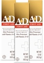 A + D Mast první pomoci, víceúčelový hydratační krém na suchou pleť a chránič kůže, 1.5 Oz (balení po 3)