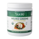 BRAINMD Dr. Amen Neuro Green Superfood - 7.9 oz - Podporuje Whole- Body Wellness, Digestion + Imunity & Brain Health - Gluten Free - 30 Služeb