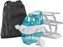 Navage Deluxe Bundle Nasal zavlažovací systém - Saline Nasal Rinse Kit s 1 vyčističem nosu, 30 Salt Pods, Black Travel Bag a 1 Countertop Caddy