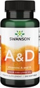 Swanson Vitamin A & D Kožní oční imunitní systém Zdraví 250 Sgels
