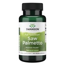 Swanson Saw Palmetto - Bylinný dodatek Podpora mužského prostaty Zdravotní podpora - Přírodní ochlupení & Močová zdravotní podpora - 540 mg 100 Kapsle