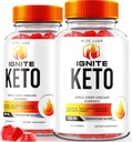 rize laboratoře (Balení 2 Ignite Keto ACV gumies pro pokročilé hubnutí, dodatek stravy (120 gumies)