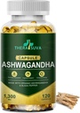 Organic Ashwagandha + Black Pepper, Všechny přírodní vysoké potence dodatek pro stres a vitalitu 120 Softgels, 60- denní dodávky