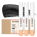 Čestná krása 2-in-1 extrémní délka Mascara + Lash Primer 3-balení 124; Krutost zdarma + bezpečné pro citlivé oči crust 124; 0,27 fl oz každý (balení po 3)