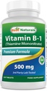 Nejlepší Naturals Vitamin B1 jako thiamin Mononitrát 500 mg 120 tablet (120 Počet (balení po 1))