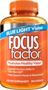 Focus Factor Blue Light Formule (150 Počet) - Oční vitaminy s Blue Light Filtration Support - Lutein a Zeaxanthin dodatek s vitaminem C, Vitamin E, Lutemax 2020 ® - Podpora zdraví očí