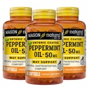 MASON NATURAL Peppermint Oil 50 mg Enteric Coated Supplement, 270 Day Dodávka Gastrointestinální podpory pro normální fungování Bowel, Softgel pilulky