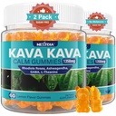 Kava Kava Gummies, Sugar Free Calm Gummies w / Rhodiola Rosea, Ashwagandha, L-Theanine, GABA, Melatonin- Free Kava Blend for Relaxation, Calm and Focus - Alternative to Kava Powder Capsules, Vegan 120 Ct