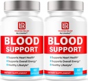 (2 Pack) Důvěryhodné Relief Blood Support Kapsle - Oficiální Trusted Relief Blood Support Vitamin Pills, Přírodní Trusted Relief Advanced Premium Formule Wellness & Oral Health, 60 Kapsle pro 2 měsíce