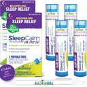 Boiron SleepCalm On The Go Sleep Aid for Deep, Relaxation, Restful Nighttime Sleep - Melatonin- Free a non Habit- Forming - 80 Počet na Tube - 4 Tubes s modrým perem