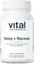 Vital Nutrients Sleep + Recover - Veganský dodatek - Podpora spánku - Melatonin, Ashwagandha & L-Theanine - Gluten, Dairy & Soy Free - 30 Kapsle