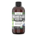 Organický černý olej z semene - USDA Certified Organic Black Cumin Oil Liquid - High Thymoquinon Content - Non- GMO and Cold- Pressed - Rich Source of Omega-6 & Omega-9 Fatty Acids - 8 Oz