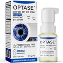 Optáza Comfort Dry Eye Spray - Konzervační volné umělé slzy Kapky Alternativa - Suché oční kapky v Pohodlné sprej - Víceúčelové láhve, Kontaktní čočky Safe - .58 fl oz