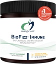 Designs for Health BioFizz Imunitary Powder - Vitamin C Drink Mix Supplement with Bioflavonoids, Zinek, 2000 IU Vitamin D + E - Fizzy Orange Flavor + Antioxidant Support (30 Servings / 120g)