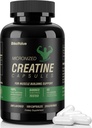 Mikronizovaný kreatin Monohydrát Kapsle, Creatine Kapsle Dodatek pro svalovinu, Síla, Výkon, Energie, Zotavení, Gluten Free Creatin pro ženy a muže, 100Kapsle (20 Služebnictví)
