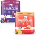 Keppi Keto Electrolytes Powder Bundle No Sugar - Nulové sacharidy - Made in USA - Advanced Hydration, Performance & Recovery - Raspberry Lemonade & Blueberry Pomegranate Flavor - Mixes Easy No Clumps