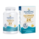 Nordic Naturals Ultimate Omega 2X, Lemon Flavor - 180 Soft Gels - 2150 mg Omega33 - High-potency Fish Oil with EPA & DHA - Promotes Brain & Heart Health - Non- GMO - 90 Servings