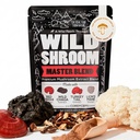 Wild Foods Wild Houba Blend- supernabitý Reishi, Chaga, Cordyceps, Turecko Tail a Lion 's Mane - 4Oz Pack - Adaptogenní stres Reducer pro zvýšenou psychickou Clarity- Nootropic Liquid Blend pro kávu