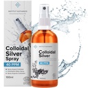 Koloidní stříbrná tekutá 3.4 fl oz sprej ● Bioaktivní hydrosol stříbrná voda ● Přírodní Nano Sol doplněk řešení ● Ionické minerály 40 PPM ● Organické strukturované koloidní sprej