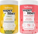 Bellway Super Fiber Powder + Ovoce, Ananas Passion Ovoce Super Fiber Powder + Kolagen, Jahodová citronáda