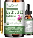 Játra Zdraví kapalné Kapky - Podpora Játra čištění Detox & Opravy s Artichode Mléko Thistle Silymarin Extract, Pampeliška, Kurkuma, Berberine k obnovení w / 21 Potentní Herb- Nutrients