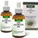 Pure Saw Palmetto Berries Oil 2x30ml Wild & Natural 60-90- den Dodávka na rozdíl od neefektivních prášků, podporuje Prostate Zdraví Spánek lepší snížit časté močení DHT Blocker Nápověda zastavit vypadávání vlasů