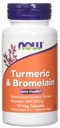 Foods Turmeric & Bromelain, 90 Rostlinná tobolka (2 balení)