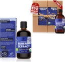 Jungle Powders Wild Bilberry Extract 3x3.4oz Láhev tekutého Bilberry Anthocyanin Alcohol- Volný Evropský Borůvkový Borůvkový doplněk pro oči High Biologická dostupnost Liquid Extract