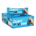 Quest Nutrition Cookies & Cream Protein Bary, 21g Protein, 1g Cukr, 4g Net Carb, Gluten Free, Keto Friendly, 12 Počet