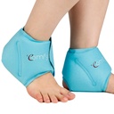 Comfytemp Ankle Ice Pack Wrap pro otok, Plantar Fasciitis, Foot Pain Relief, FSA Způsobilé, Gel Packs pro zranění opakovaně použitelné, Teplý studený komprese pro Achilles Tendonitis, Sprain Ankles, Gift, 2 Pcs