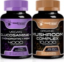 WELLNESS LABSRX Glucosamine Chondroitin MSM PHARMA124; Přídavné kapsle pro houby
