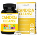 Candida Cleanse Detox (60 Počet) Advanced 11- in-1 Formule pro nadrůstovou léčbu s Candida Killer Complex pro muže a ženy - Třetí strana testováno - Made in USA