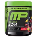 MusclePharm Essentials BCAA Powder, Pre & Post Workout Recovery Drink, Podporuje Muscle Recovery & Energy, esenciální aminokyseliny, 30 Serv, Ovocný punč