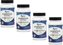 Zenesis Labs Digestive Enzymy - s Amylase, Bromelain, Protéza, Lipáza & 14 Ostatní Enzymy Bulk 360 Dodávka tobolky (4 Lahvička Set - 90 Kapsle / Lahvička)