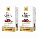 Solgar Tart Cherry 1000 mg, 90 Zeleninové kapsle (Balení po 2) - Antioxidant s Quercetinem, Chlorogenní kyselina a antokyaniny Sloučeniny - Non- GMO, Vegan, Gluten Free, mlékárenské zdarma - 180 Celkem Podání