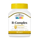 21. Století Zdravotní péče, B Complex Plus Vitamin C, Tablety 100 Počet (Balení po 1)