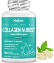 NuBest Kolagen Super Kolagen Peptidy - Revitalizuje pleť, vlasy a nehty - Kostní a kloubní síla - Beauty Kolagen Formule pro muže a ženy - 1500 mg per Serving 124; 1 měsíc Dodávka