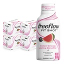 Freeflow Fit Energy Shots, Vodní meloun Rush, Přírodní kofein Boost s L- theanin, ženšen, Vitamíny, Prebiotika, Elektrolyty (24 Počet, 2oz Shots)