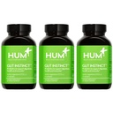 Instinkt HUM Gut Denní Probiotika pro ženy a muže, Stravovací zdraví, Lactobacillus, Bifidobacterium Strains pro imunitní podporu, Probiotický dodatek pro zdravou rozmanitost Gut, 90 Kapsle