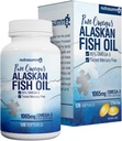 Nutrasumma High Purified Omega 3 dodatek Wild Aljašský Fish Oil Burless & No Fishy Taste, 650mg EPA & 270mg DHA 1250mg Fish Oil softgels, Gluten Free, srdce, Brain & Imunitation Support, 60 Servings