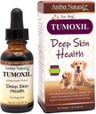 Amber NaturalZ Tumoxil Deep Skin Health Bylinný doplněk pro psy a štěňata CUP124; Psinový bylinný dodatek pro pokožku a metabolismus Support CUP124; 1 Fluid Ounce skleněná láhev