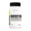 NutraBio Quercetin Advanced s přidaným vitaminem C a bromelainem - potentní antioxidant - 90 Kapsle