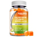 Vápník 1200 mg s vitaminem D3 Gummies, Citrát vápenatý Žvýkačky s magnesium- zinek Vitamin K2 Boron, Bone Health, Sugar Free, 60 Počet